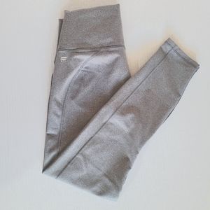 FABLETICS POWERHOLD COMPRESSION LEGGINGS GRAY XXS